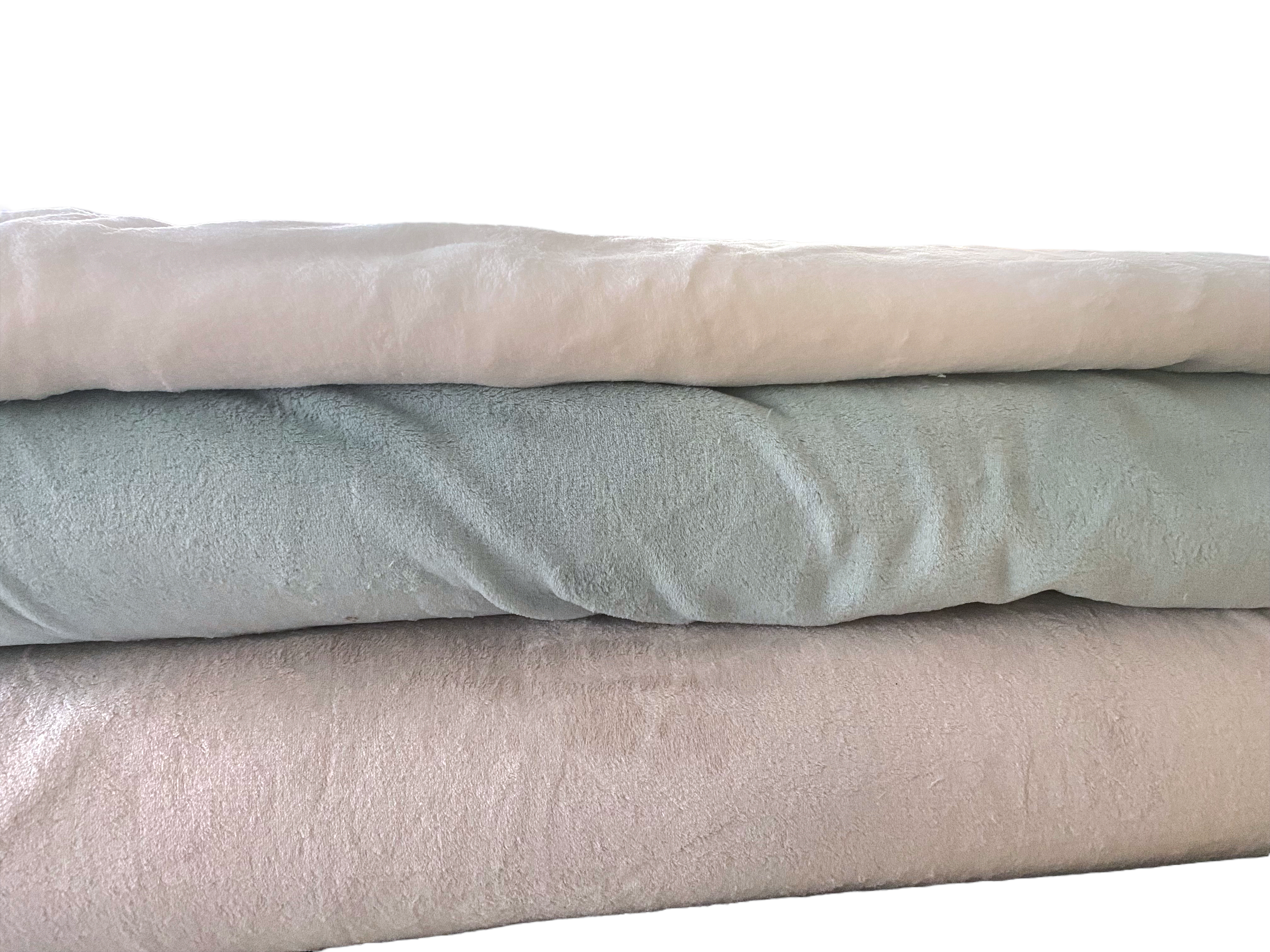 Wellness Fleece Stoff- mint – Bild 4