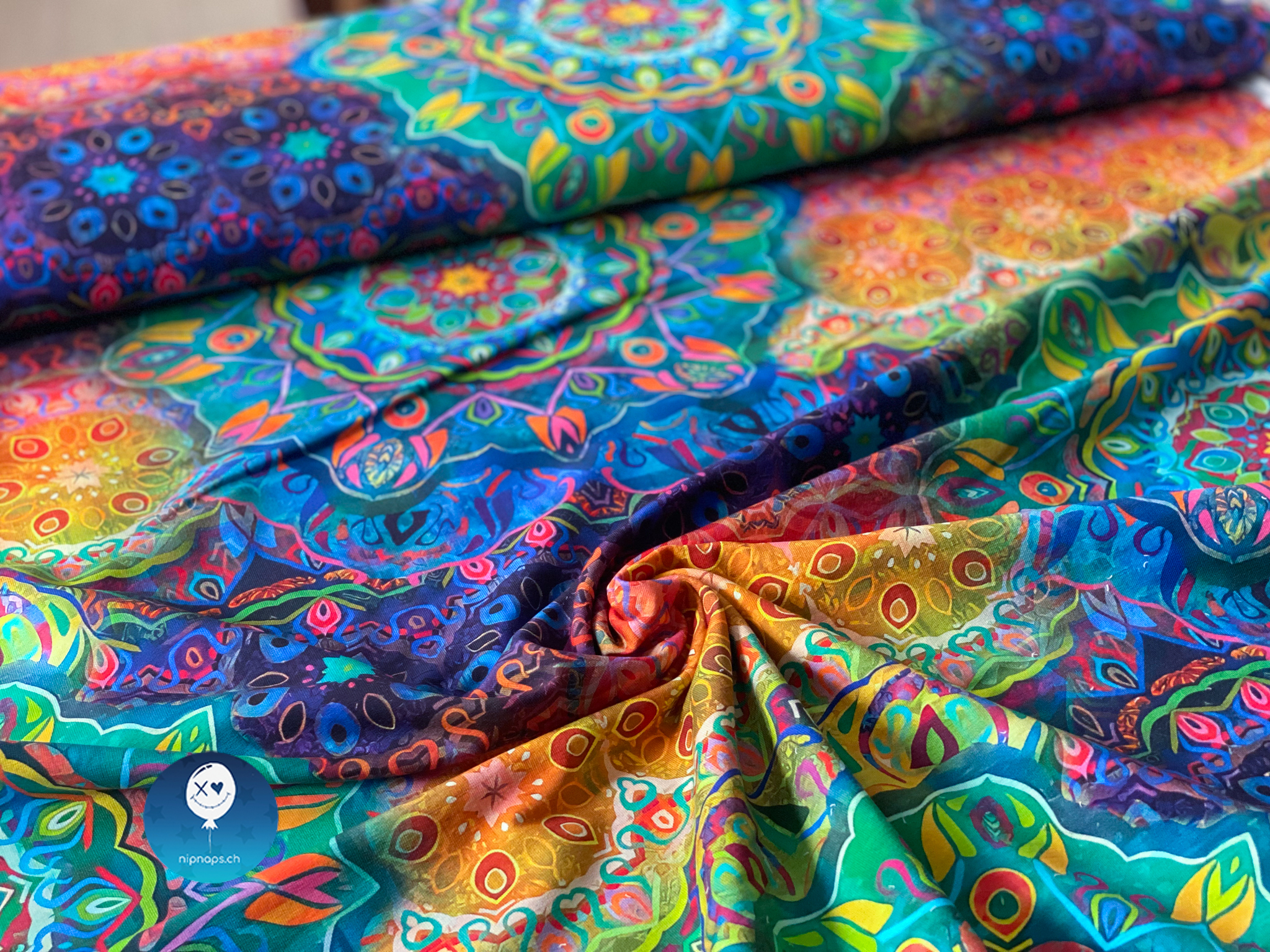 Stoffkids Jersey Spring Mandala – Bild 2