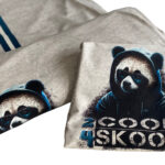 Bio French Terry Panel "2 cool 4 school"