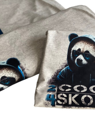 Bio French Terry Panel "2 cool 4 school"