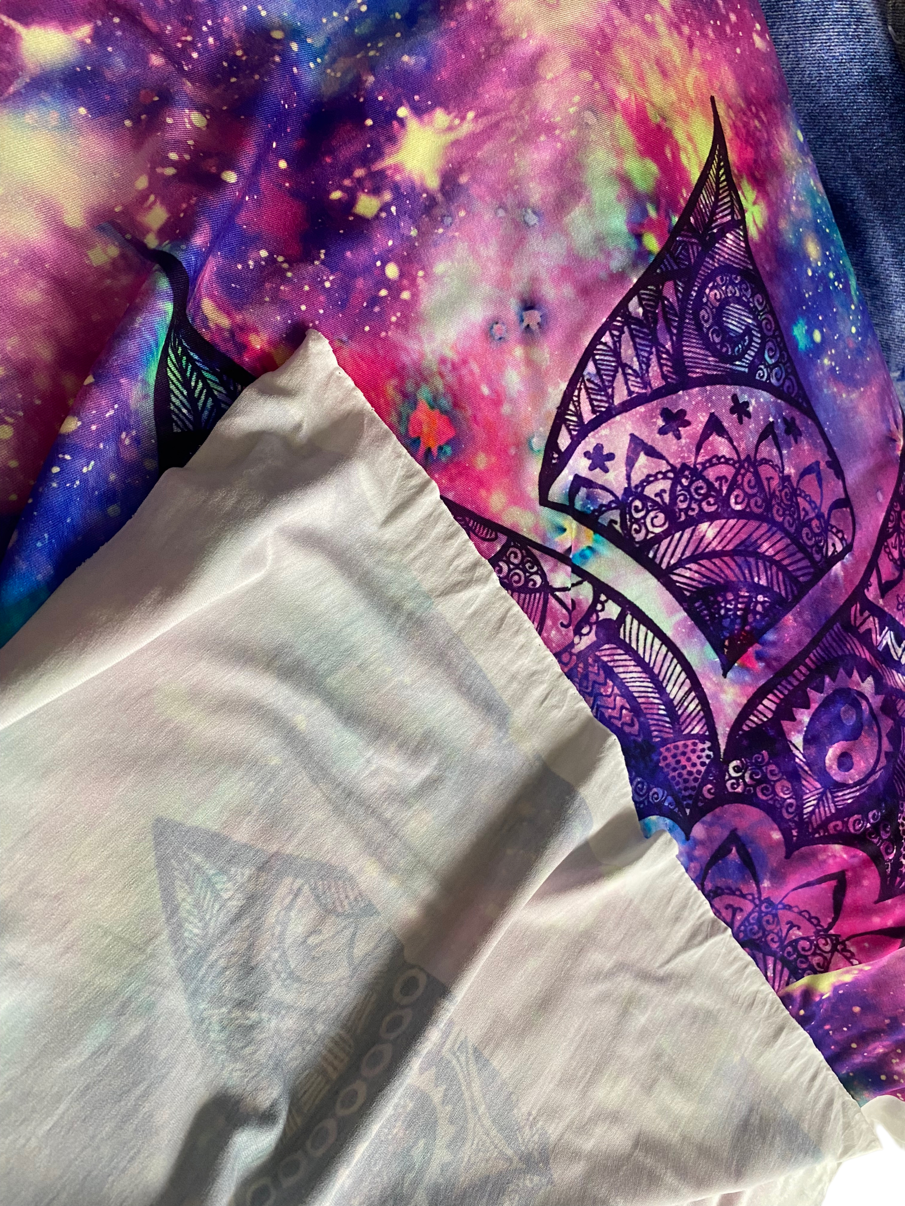 Stoffkids Viskose Jersey Mandala Lila – Bild 6