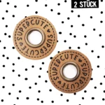 Ösenpatches - *SUPERCUTE*- 3,2 cm* *2 Stück*