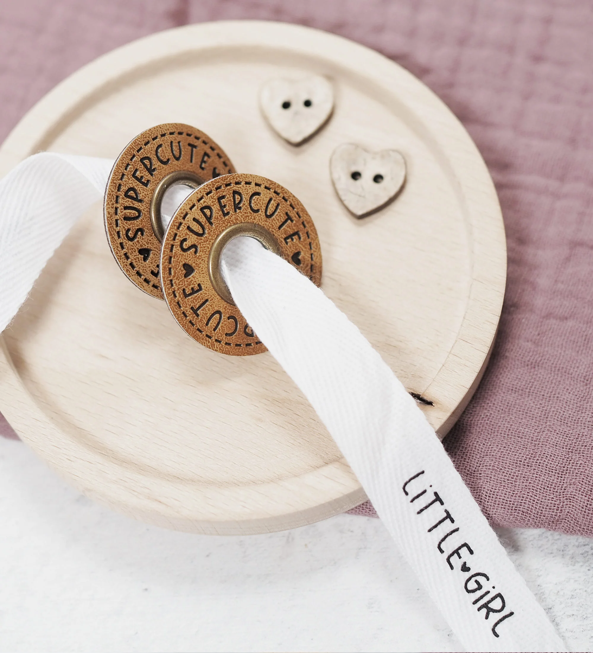 Ösenpatches - *SUPERCUTE*- 3,2 cm* *2 Stück* – Bild 2