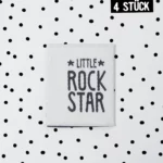 Weblabel *little Rockstar* - 4er Pack