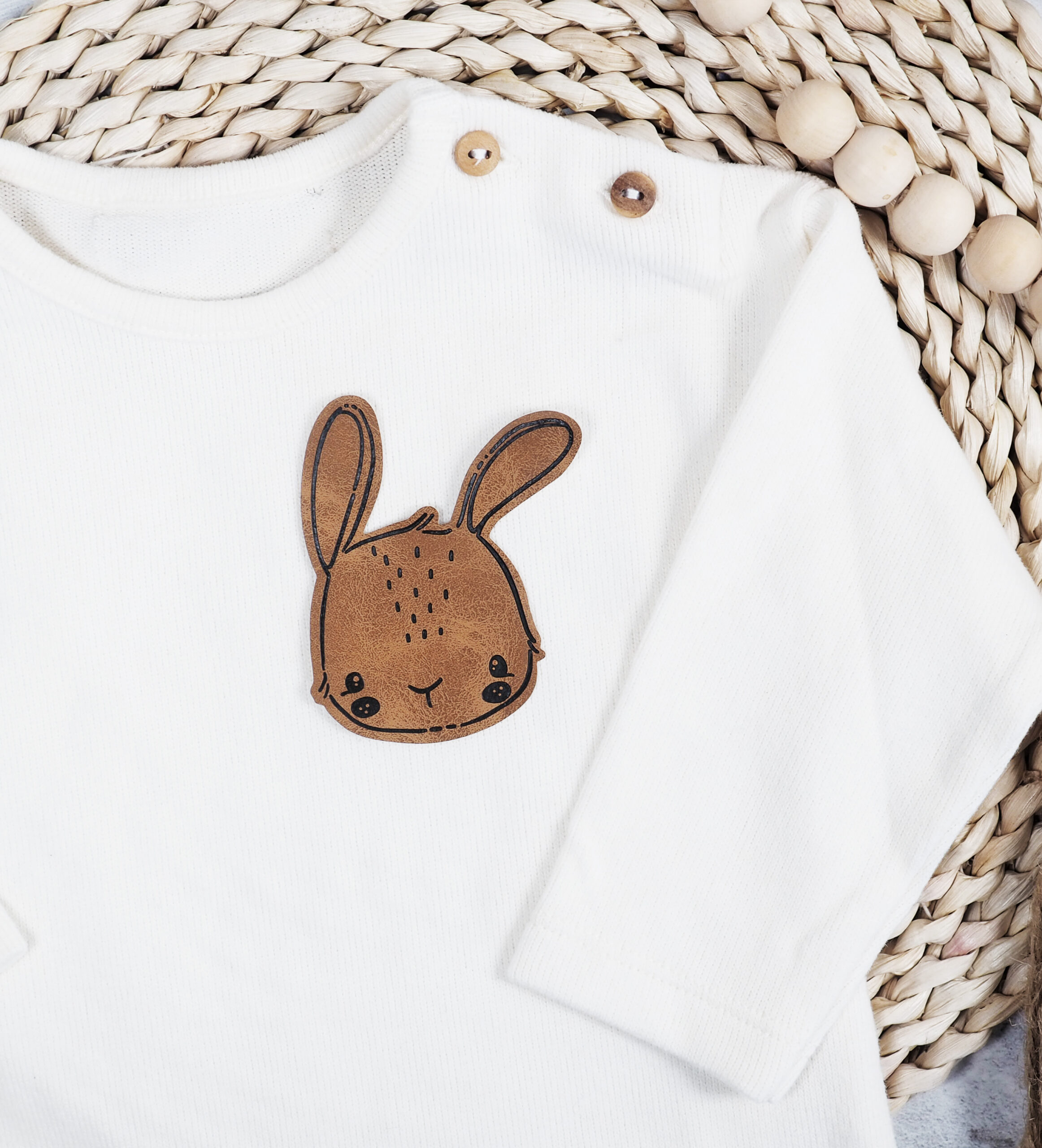 Kunstleder Label - Hase Ella *iron-on* – Bild 2