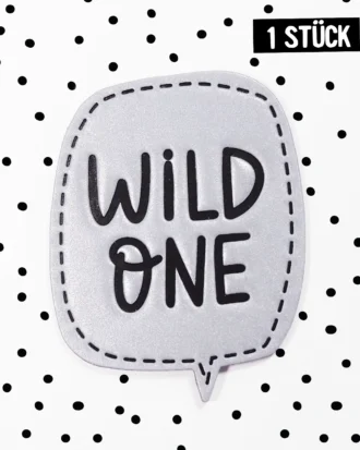 Reflektor Label - Wild One *iron-on*