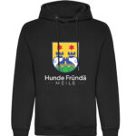 Hunde Fründe Meilen Hoodie - Schwarz