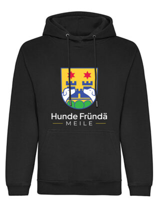 Hunde Fründe Meilen Hoodie - Schwarz
