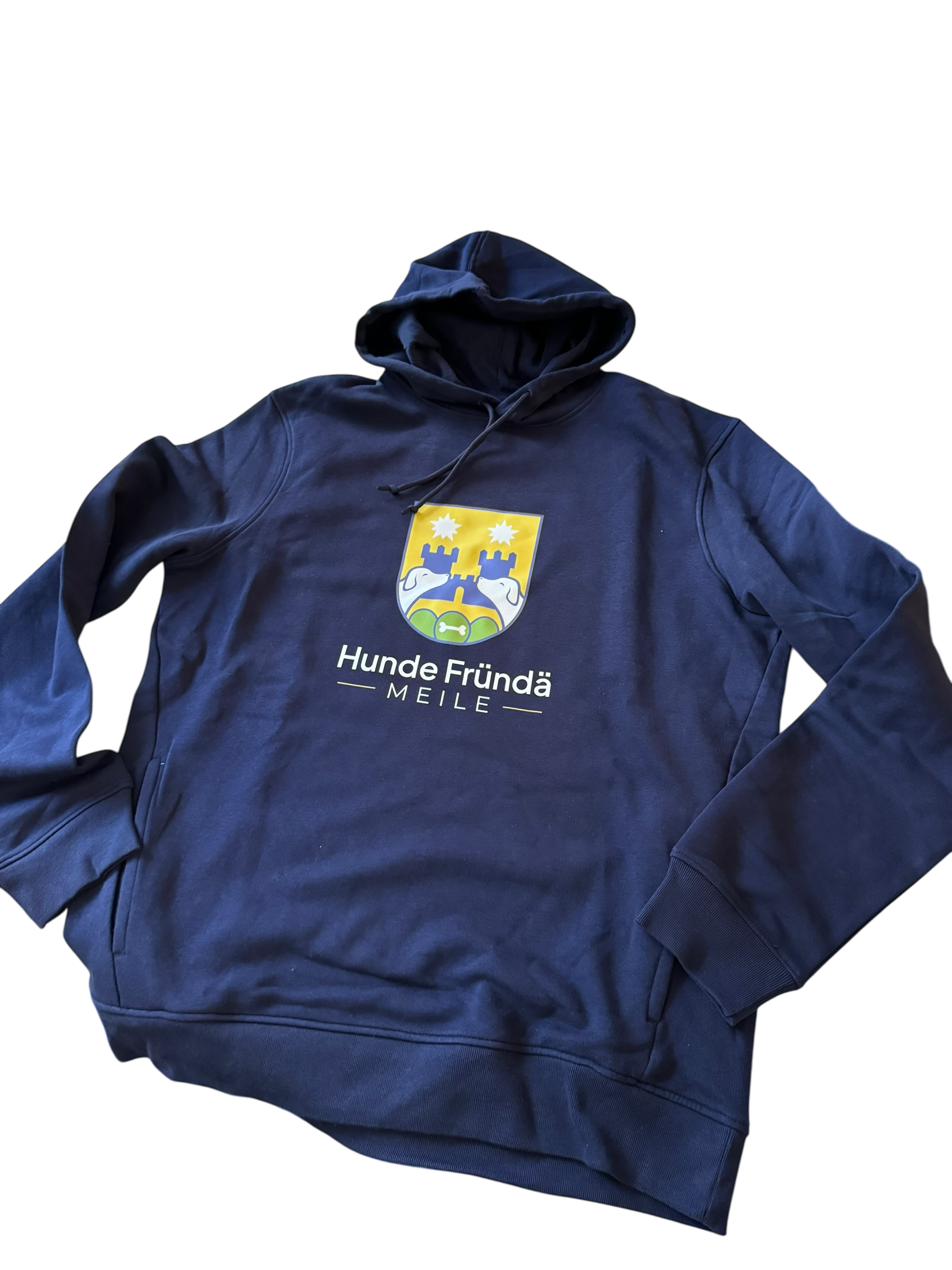 Hunde Fründe Meilen Hoodie - Dunkelblau – Bild 3