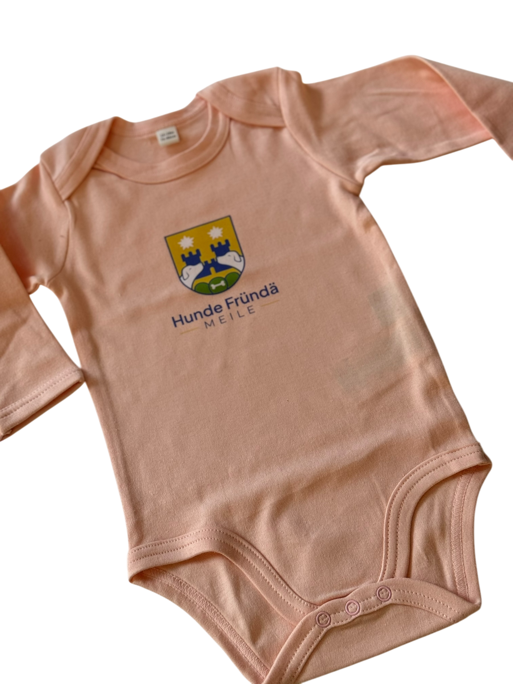 Hunde Fründe Meilen Baby Body in power pink