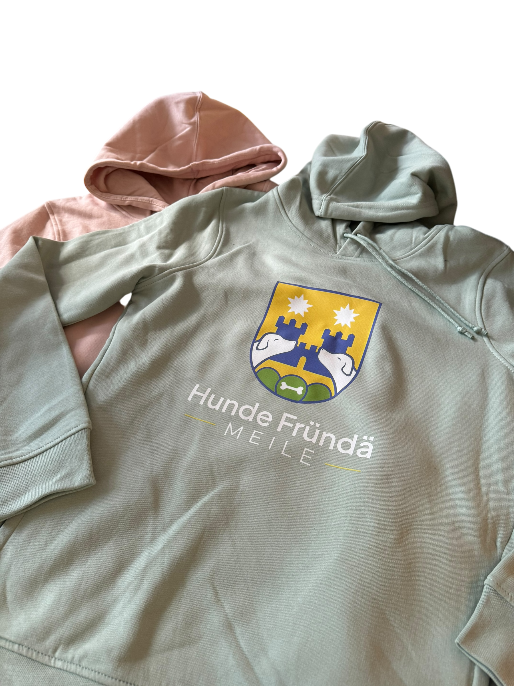 Hunde Fründe Meilen Hoodie - Sage - Mint Grün – Bild 2