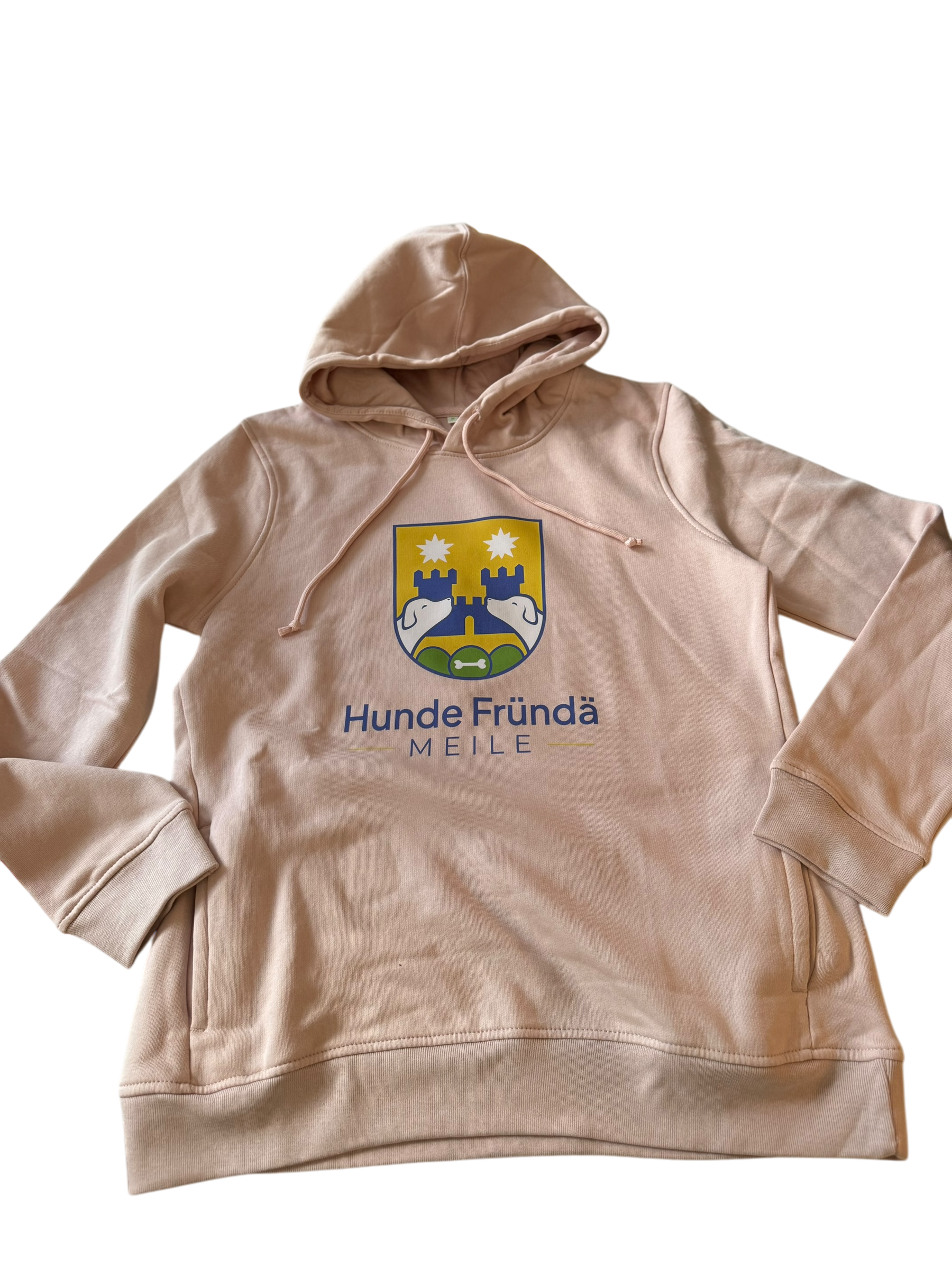 Hunde Fründe Meilen Hoodie - Rosa – Bild 3